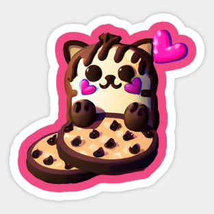 Cookie cat Sticker